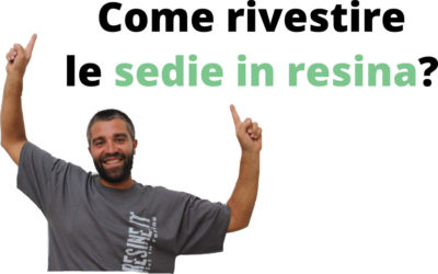 Sedie in resina: come crearle